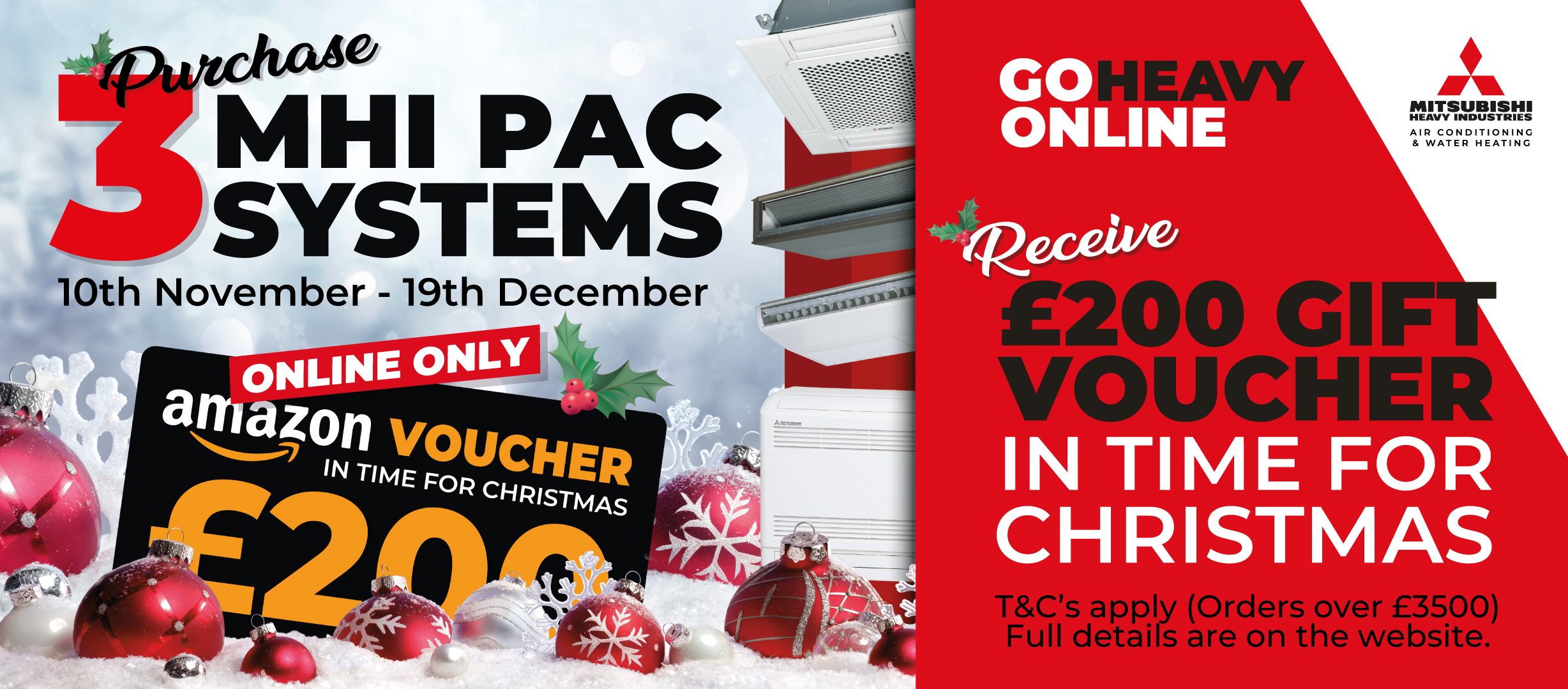 GO HEAVY ONLINE For a £200 Amazon e-Voucher!