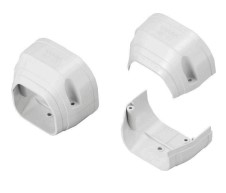 Inaba Denko Slim Duct 75mm Duct End White