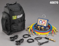 Digital Manifolds (Special Offer) Yellow Jacket P51-870 Touch-Screen Manifold Kit c/w Bag + Temperature Clamps