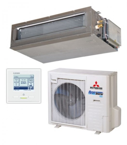 Mitsubishi Heavy Industries Ducted system 7.1kw R32 - Hyper Inverter - 1ph